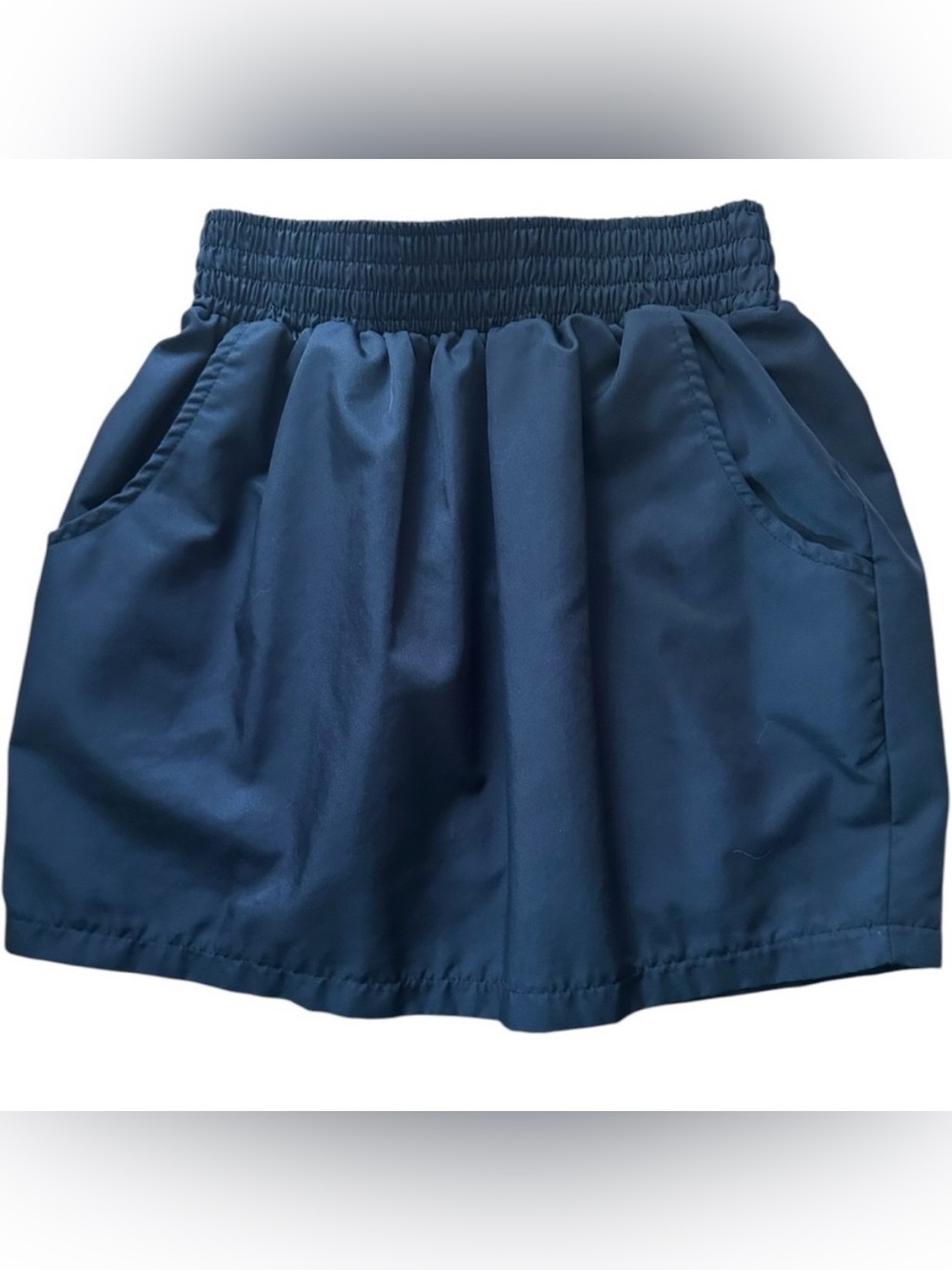 American Apparel tulip skirt mini size Large L navy